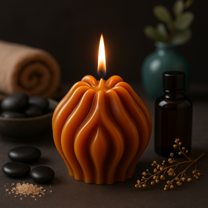 RumiCraft Flame Petal Candle