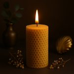 NA-BEE 1–5 – Natural Beeswax Candles