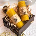 NA-BEE 1–5 – Natural Beeswax Candles - Image 3