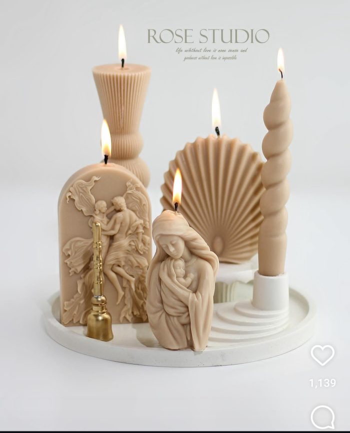 NA-BEE 1–5 – Natural Beeswax Candles - Image 4