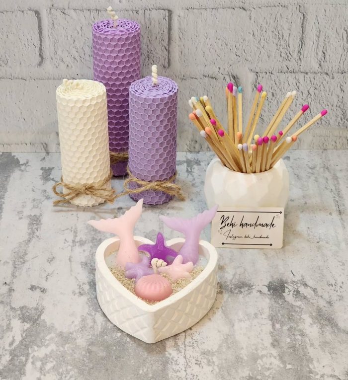 NA-BEE 1–5 – Natural Beeswax Candles - Image 5